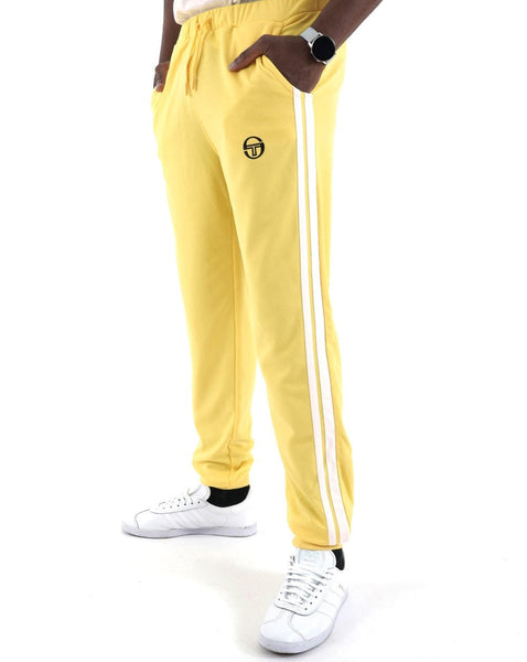 Sergio Tacchini 2 Stripe Track Pants Yellow/White