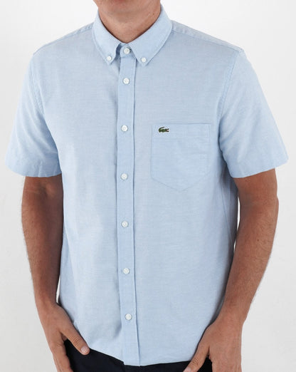 Lacoste Kurzarmhemd Himmelblau