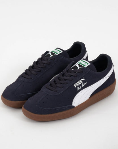Puma Vlado Stenzel Wildledertrainer Marine/Weiß