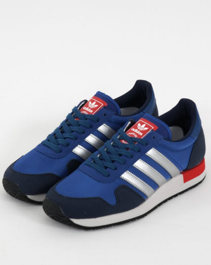Adidas USA 84 Turnschuhe Royal/Silber/Marineblau