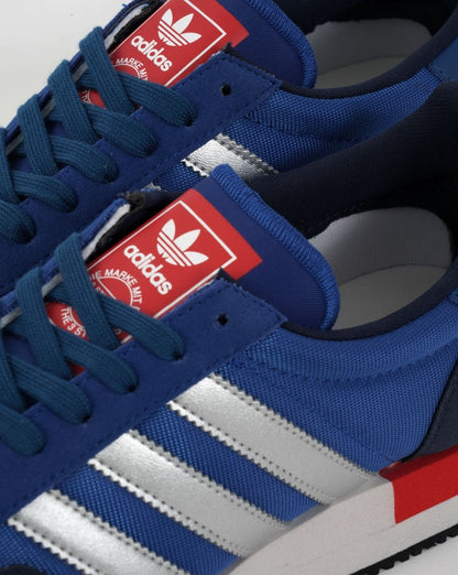 Adidas USA 84 Turnschuhe Royal/Silber/Marineblau