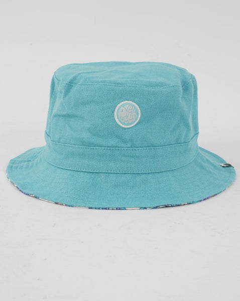 Pretty Green Campbell Reversible Cricket Hat Paisley Teal