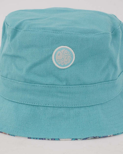 Pretty Green Campbell Wendbare Cricketmütze Paisley Blaugrün