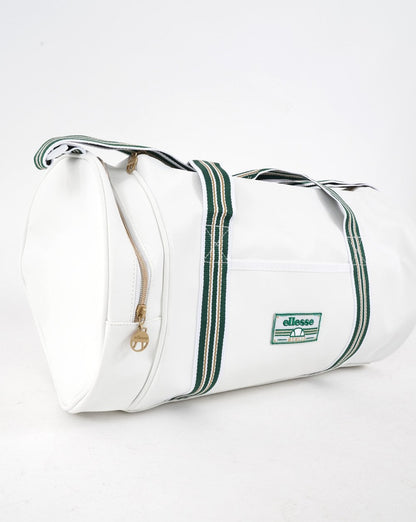 Ellesse Merlo Barrel Bag Weiß/Grün