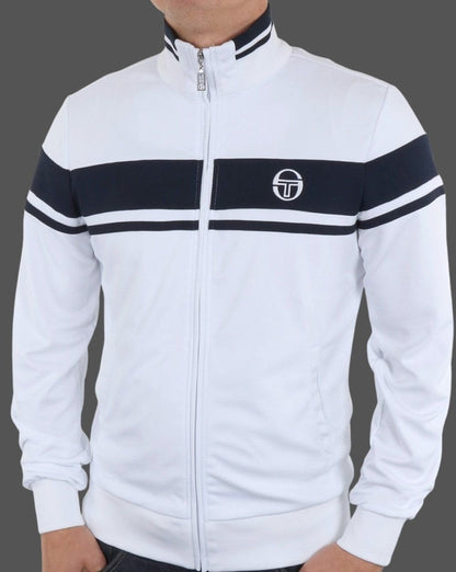 Sergio Tacchini Masters Trainingsjacke Weiß/Marineblau