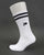 Patrick Twin Stripe Long Socks 3pk White