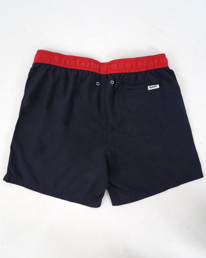 Gant Retro Shield Badeshorts, Marineblau