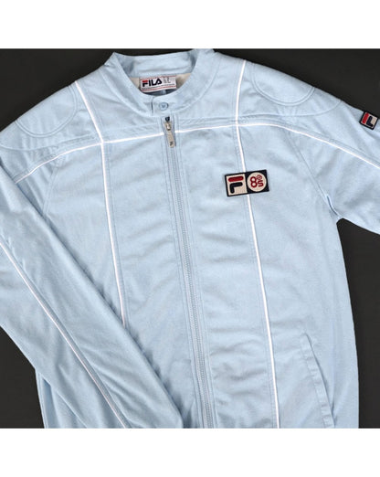 Fila Vintage Terrinda Mk3 Pro Badge Trainingsjacke Himmelblau