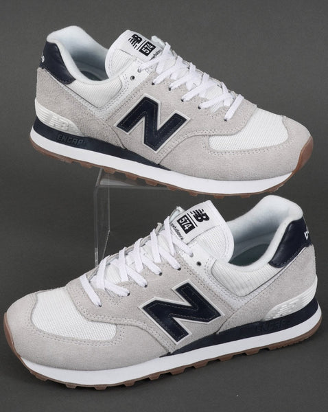 New Balance 574 Trainer White/Navy