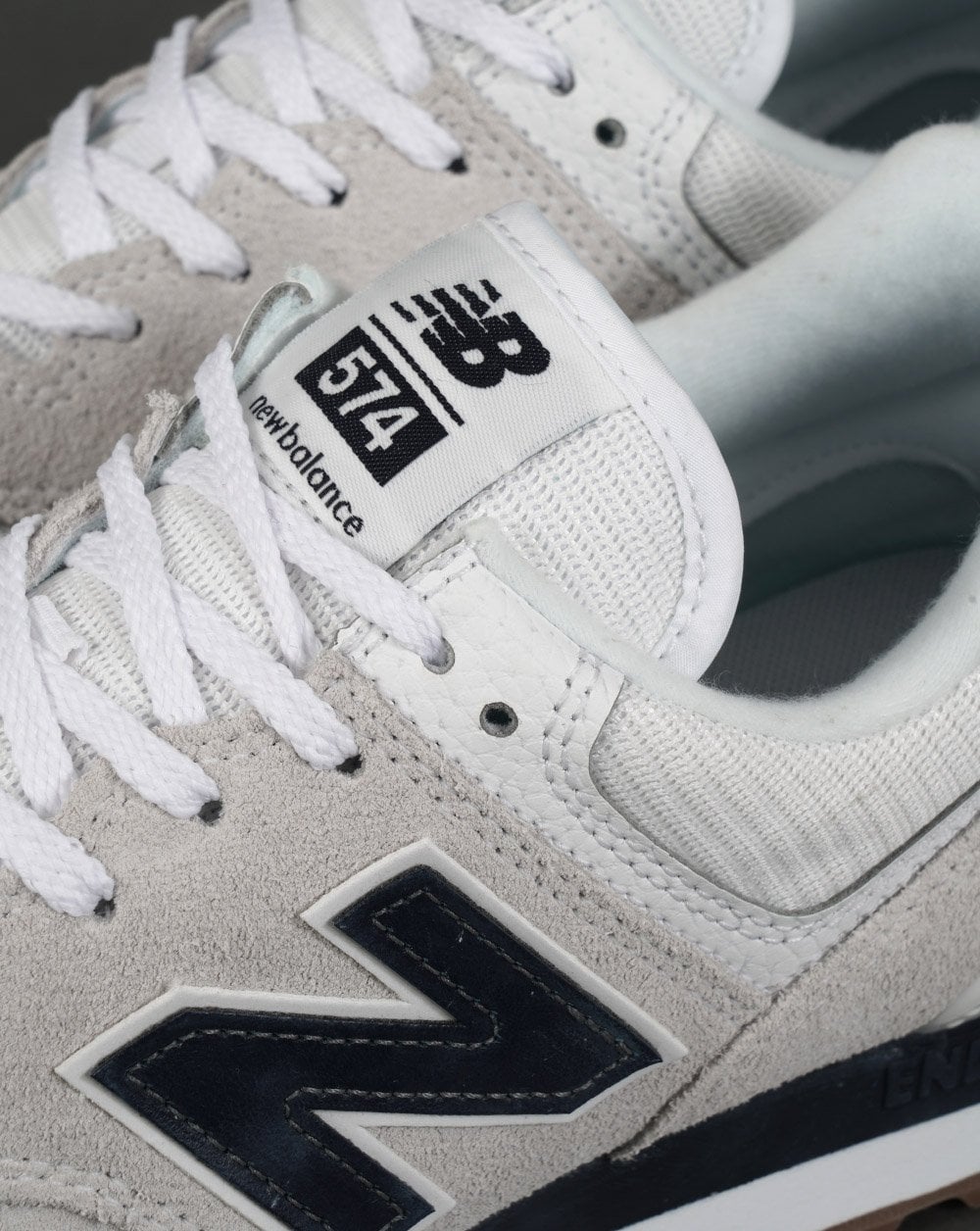 New Balance 574 Trainer White/Navy