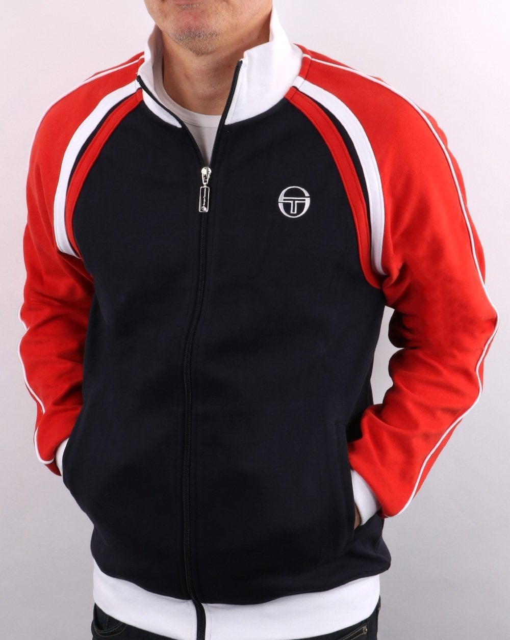 Sergio Tacchini Ghibli Track Top Navy/Red/White