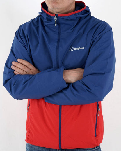 Berghaus Corbeck Winddichte Jacke Blau/Rot