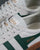 Gola Hurricane Suede Trainer Off White/Green/Gum