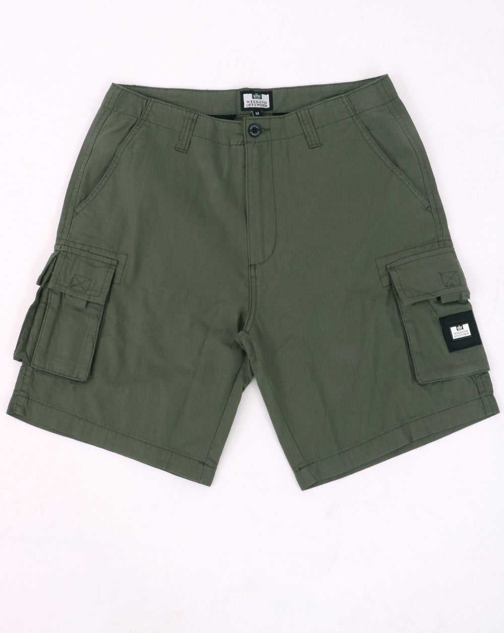 Weekend Offender Mascia Cargo Shorts Dunkelgrün
