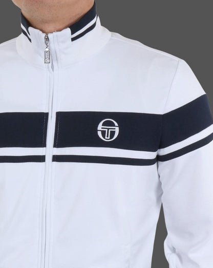 Sergio Tacchini Masters Trainingsjacke Weiß/Marineblau