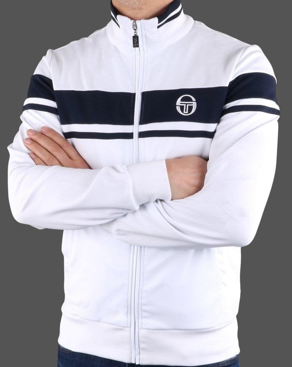 Sergio Tacchini Masters Trainingsjacke Weiß/Marineblau