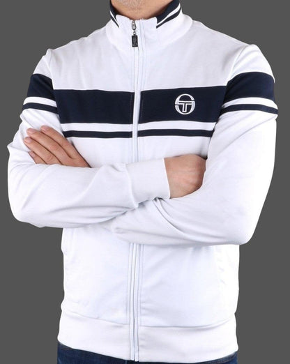 Sergio Tacchini Masters Trainingsjacke Weiß/Marineblau