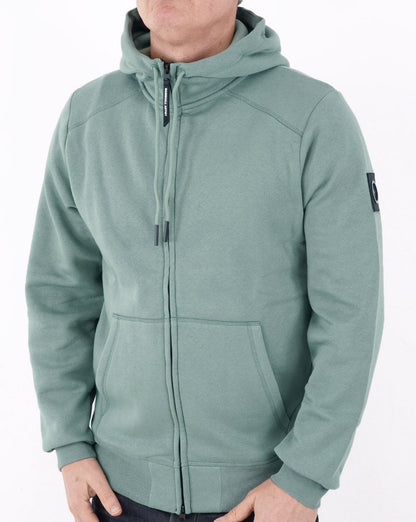 Marshall Artist – Siren – Kapuzenjacke mit durchgehendem Reißverschluss, Salbeigrün