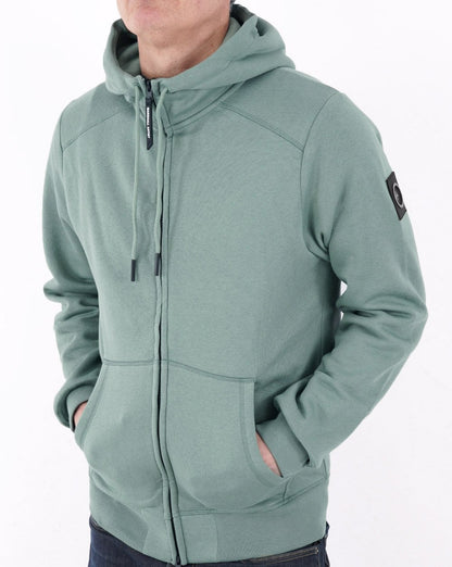 Marshall Artist – Siren – Kapuzenjacke mit durchgehendem Reißverschluss, Salbeigrün