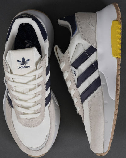Adidas Retropy F2 Sneakers Off-White/Marineblau/Gelb