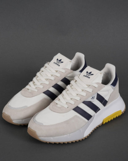 Adidas Retropy F2 Sneakers Off-White/Marineblau/Gelb