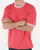 Gant Contrast Stripe Detail T-shirt Pink