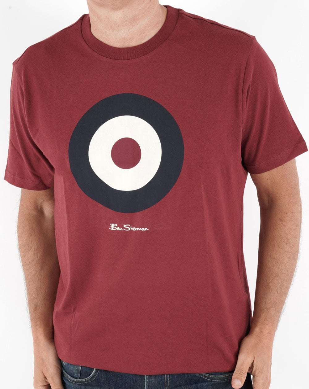 Ben Sherman Target T-Shirt Weinrot