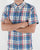 Pretty Green Madras Check Short Sleeve Shirt Stone