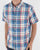 Pretty Green Madras Check Short Sleeve Shirt Stone