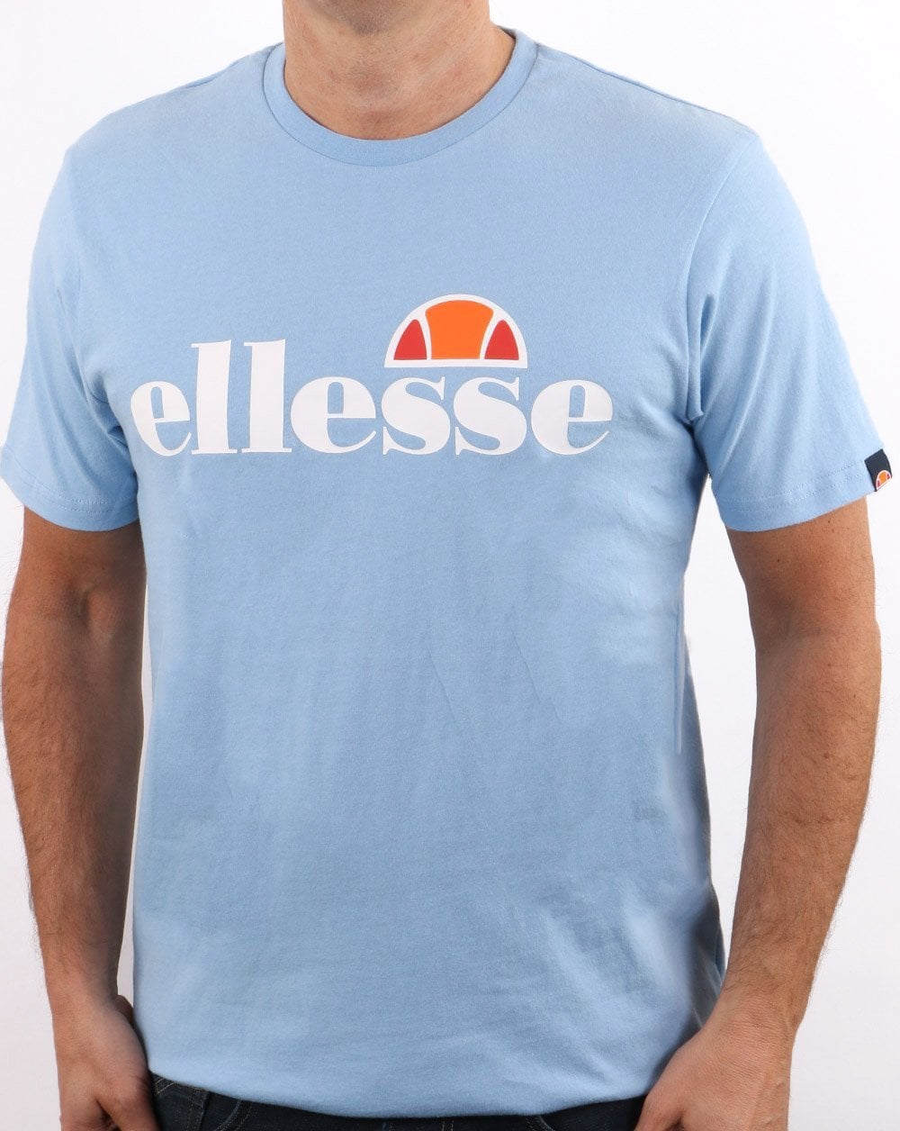 Ellesse – T-Shirt mit Logo, Hellblau