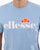 Ellesse Logo T Shirt Light Blue