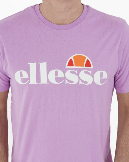 Ellesse – T-Shirt mit Logo in Flieder
