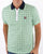 Fila Vintage Check Polo Shirt Pastel Green/Navy