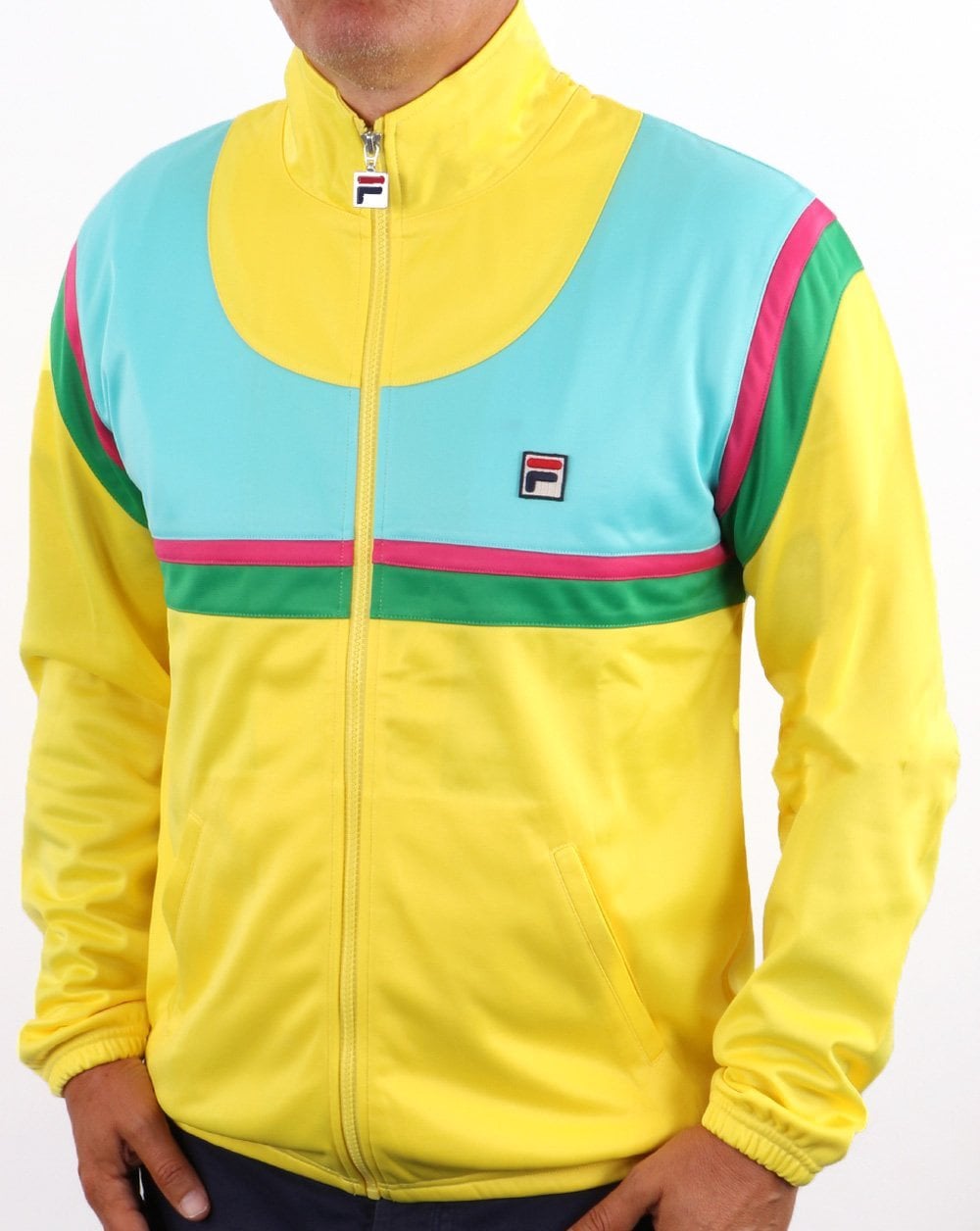 Fila Vintage Business GOLF Track Top Yellow