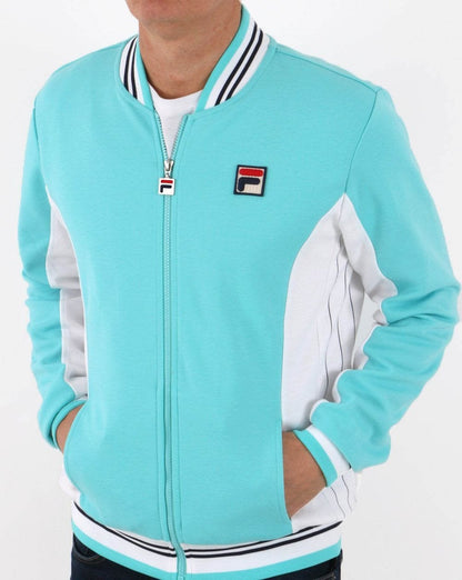 Fila Vintage Settanta Track Top Pro Badge Blau/Weiß