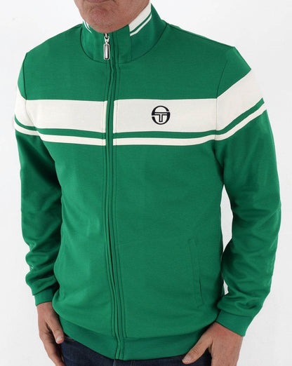 Sergio Tacchini Masters Trainingsjacke Grün/Off-White