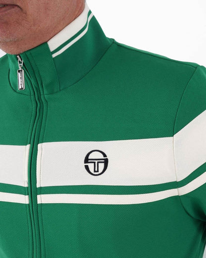 Sergio Tacchini Masters Trainingsjacke Grün/Off-White