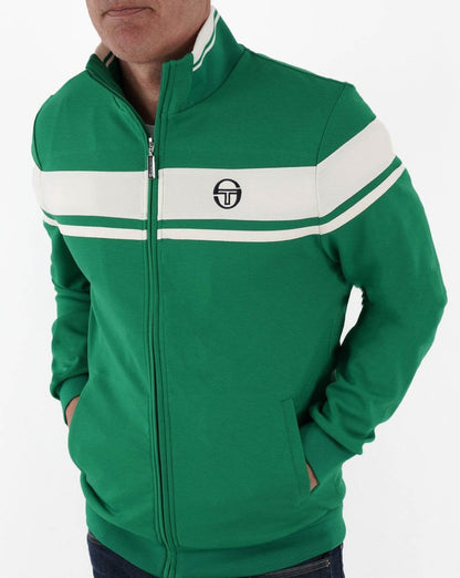Sergio Tacchini Masters Trainingsjacke Grün/Off-White