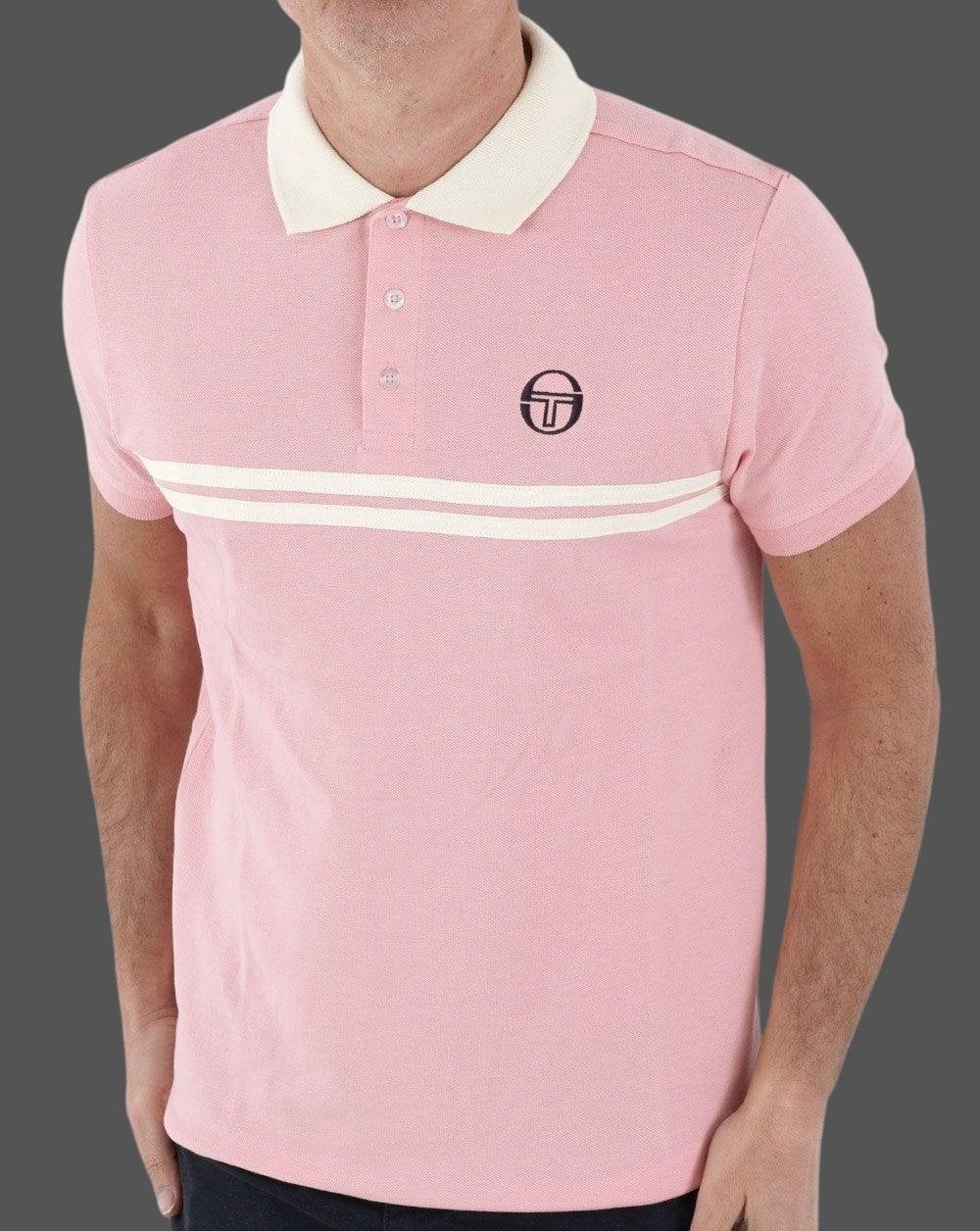 Sergio Tacchini Supermac Poloshirt Pink/Creme