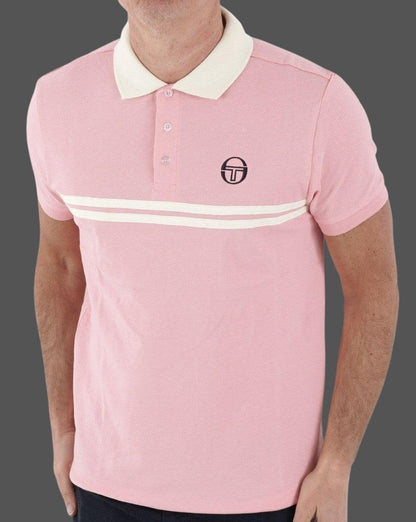 Sergio Tacchini Supermac Poloshirt Pink/Creme