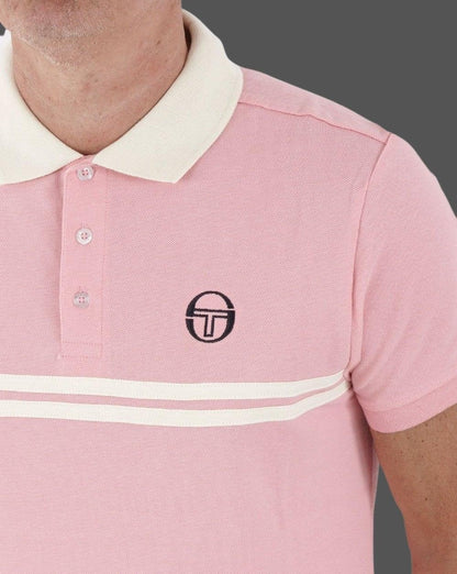 Sergio Tacchini Supermac Poloshirt Pink/Creme