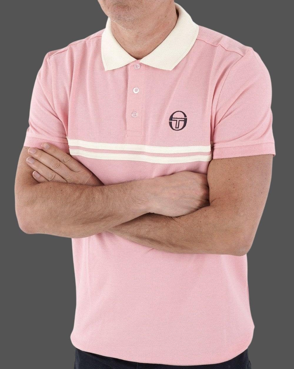 Sergio Tacchini Supermac Poloshirt Pink/Creme
