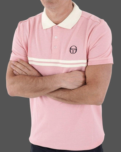 Sergio Tacchini Supermac Poloshirt Pink/Creme