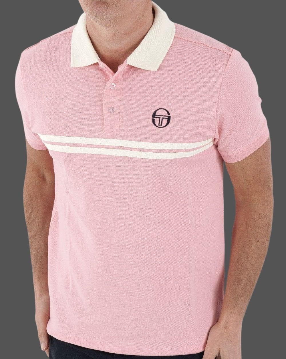 Sergio Tacchini Supermac Poloshirt Pink/Creme
