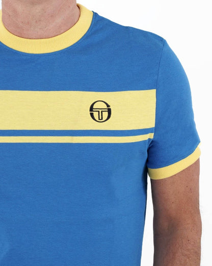 Sergio Tacchini Masters T-Shirt Blau/Gelb