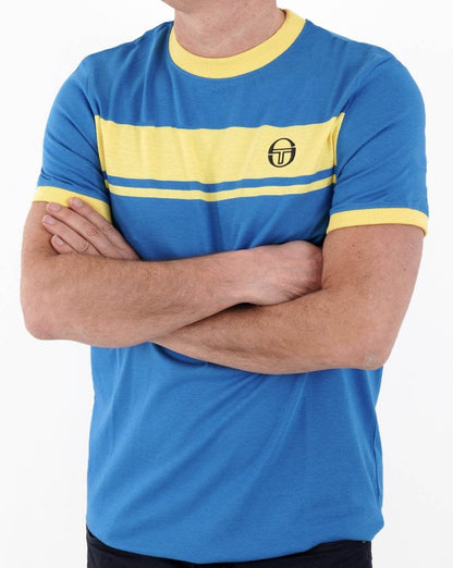 Sergio Tacchini Masters T-Shirt Blau/Gelb