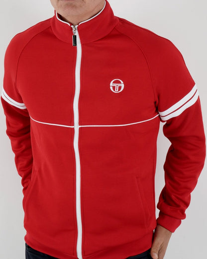 Sergio Tacchini Star Track Top Rot/Weiß