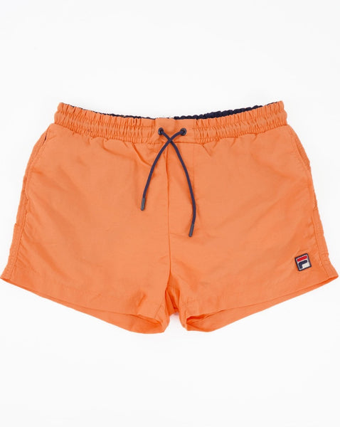 Fila Vintage Swim Shorts Orange/Navy