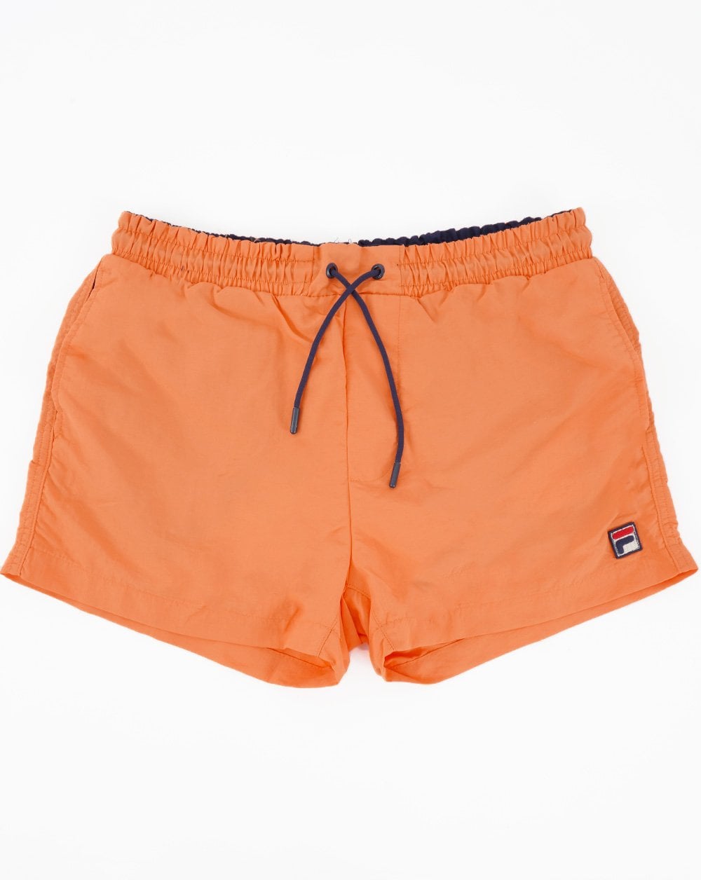 Fila Vintage Badeshorts Orange/Marineblau