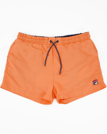 Fila Vintage Badeshorts Orange/Marineblau